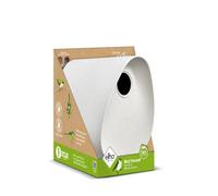 Elho Essential Bird House 18cm - Bird Box for Garden - Suitable for more than 11 Species - 100% Recycled Plastic - L18 x W21.1 x H23 cm - Grey/Fibrous Grey