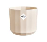elho Facet Round 17cm - Indoor Plant Pot - 100% Recycled Plastic - Ø 16.6 x H 14.9 cm - Pink/Almond Pink