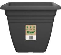 Elho Florus Mediterran Quadro Plant Pot Anthracite 40cm