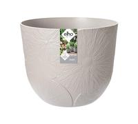elho Flower Pot, Plastic Polypropylene, Pebble Grey, ⌀ 37,97 x H 31,36 cm