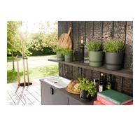 Elho Flower Pot, Plastic Regenerated polypropylene, Living Black
