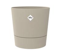 elho Foss Round 25cm - Indoor Plant Pot - 100% Recycled Plastic - Ø 24.5 x H 24.2 cm - Beige/Mushroom Beige