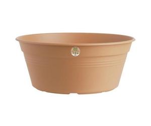 Elho Green Basics Bowl 27Cm Terracotta Recycled Plastic Plant Pot
