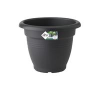 elho Green Basics Campana 30 - Flower Pot for Outdoor - Ø 29.3 x H 22.4 cm - Black/Living Black