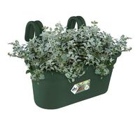 elho Green Basics Easy Hanger Large Balcony Hanging Planter Flowerpot Leaf Green