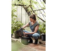Elho Green Basics Potato Pot 33cm - Living Black