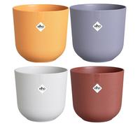 Elho Indoor Plant Pot Jazz Recycled Plastic Textured Pot Eco-Friendly - Choices