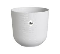 Elho Jazz Round 26Cm Silky White Recycled Plastic Plant Pot
