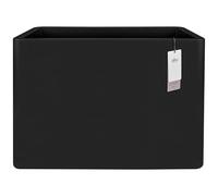 elho June Brick Divider 80 - Room Divider for Indoor & Outdoor - 100% Recycled Plastic - L 29.5 x B 79.0 x H 59.0 cm - Black/Black