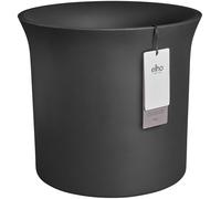 elho June Tulip 40 - Plant Pot for Indoor & Outdoor - 100% Recycled Plastic - Ø 39 x H 39 cm - Black/Black