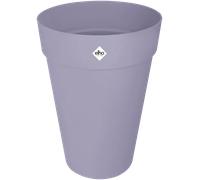 elho Loft Urban Round High 35 - Flower Pot for Outdoor - 100% Recycled Plastic - Ø 33.5 x H 45.3 cm - Purple/Lavender Lilac