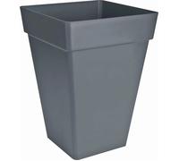 Elho Loft Urban Square High 30 - Flowerpot for Outdoor - Ø 29.3 x H 41.3 cm - Black/Anthracite