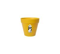 Loft Urban Round 30cm Ochre Plastic Outdoor Flowerpot