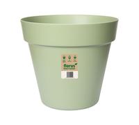 Elho Paris Large Plant Pot 40cm Diameter Weather-Resistant Plastic Flowerpot Mint Green Indoor Outdoor
