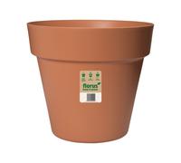 Elho Paris Large Plant Pot 40cm Diameter Weather-Resistant Plastic Flowerpot Terra Indoor Outdoor