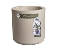 elho Pure Cilinder Wheels 40 Flower Pot - Balanced Beige