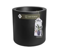 elho Pure Cilinder Wheels 40 Flower Pot - Black