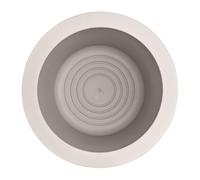 elho Pure Cilinder Wheels 40 - Large Plant Pot for Indoor & Outdoor - Recycled Plastic - Ø 39.5 x H 40 cm - White/Linen White