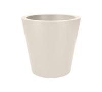 elho Pure Straight Round 50cm Flower Pot - Linen White