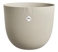 elho Sereh Round 30 - Plant Pot for Indoor & Outdoor - 100% Recycled Plastic - Ø 29.5 x H 25.3 cm - Beige/Mushroom Beige