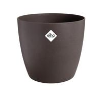 elho The Coffee Collection Round 16cm - Indoor Plant Pot - Made with Recycled Coffee Grounds - Ø 15.9 x H 14.6 cm - Brown/Espresso Brown