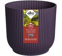 Elho The Winery Collection 18 - Plant Pot Indoor - 100% Recycled Plastic - 18.3 X H 16.8 Cm - Deep Purple