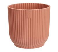 Elho Vibes Fold 14Cm Round Delicate Pink Recycled Plastic Plant Pot