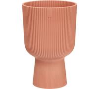 Elho Vibes Fold 14cm Coupe Plastic Indoor Plant Pot - Delicate Pink
