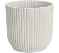 Elho Vibes Fold Mini 11Cm Round Silky White Recycled Plastic Plant Pot