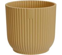 Elho Vibes Fold Mini 9Cm Round Butter Yellow Recycled Plastic Plant Pot