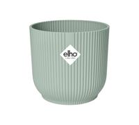 elho Vibes Fold Round 14,16,18 Flower Pots Set - Sorbet Green | Ø 14, 16, 18 cm | 3 Plant Pots Included | Suitable for Indoor Use | 100% Recycled Plastic