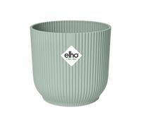 Elho Vibes Fold Round 14-100% recyclable Flower Pot - Indoor plant pot - A 141 x H 129 cm - greenSorbet green