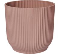 Elho Vibes Fold 16cm Round Plastic Indoor Plant Pot - Delicate Pink