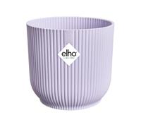 elho Vibes Fold Round 16 - Flower Pot from 100% Recycled Plastic - Indoor Plant Pot - Ø 16.1 x H 14.8 cm - Purple/Soft Lilac