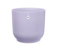 elho vibes fold round 47cm flower pot - Soft Lilac | Ø 47 x H 43.6 cm | Plant Pot Suitable for Indoor use | 100% Recycled Plastic
