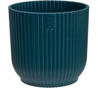 Elho Vibes Fold 7cm Mini Round Plastic Indoor Plant Pot - Deep Blue