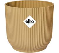 Elho Vibes Fold Round Plant Pot 11Cm Soft Yellow Indoor Pot Ideal For Houseplants Herbs And Bright Contemporary Interiors