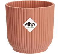 Elho Vibes Fold Round Plant Pot 7Cm Delicate Pink Indoor Decorative Plastic Pot For Small Houseplants And Succulents