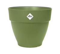 elho vibia campana 35cm flower pot - Moss Green | Ø 34.5 x H 29.7 cm | Plant Pot Suitable for Outdoor Use | 100% Recycled Plastic
