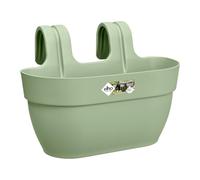 elho Vibia Campana Easy Hanger M 36 - Planter for Balcony & Outdoor - Ø 36.0 x H 26.5 cm - Green/Pistachio Green