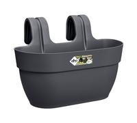 elho Vibia Campana Easy Hanger M 36 - Planter for Balcony & Outdoor - Ø 36.0 x H 26.5 cm - Black/Anthracite
