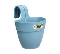 elho Vibia Campana Easy Hanger S 21 - Planter for Balcony & Outdoor - Ø 20.5 x H 26.5 cm - Blue/Vintage Blue