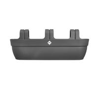 elho Vibia Campana Easy Hanger XXL 70 - Planter for Balcony & Outdoor - 100% Recycled Plastic - L69 x W26.8 x H23.7 cm - Black/Anthracite