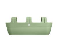 elho Vibia Campana Easy Hanger XXL 70 - Planter for Balcony & Outdoor - 100% Recycled Plastic - L69 x W26.8 x H23.7 cm - Green/Pistachio Green
