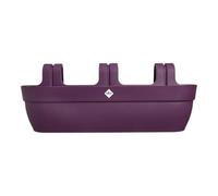 elho Vibia Campana Easy Hanger XXL 70 - Planter for Balcony & Outdoor - 100% Recycled Plastic - L69 x W26.8 x H23.7 cm - Purple/Maple Purple