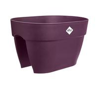 elho Vibia Campana Flower Bridge 40 - Planter for Balcony & Outdoor - Ø 39.0 x H 22.0 cm - Purple/Maple Purple