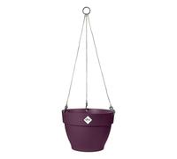 elho Vibia Campana Hanging Basket 26 - Flower Pot for Outdoor - Ø 26.0 x H 18.4 cm - Purple/Maple Purple