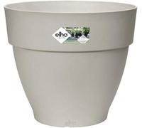 Elho Vibia Campana Round 25Cm Silky White Recycled Plastic Plant Pot