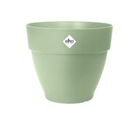 elho Vibia Campana Round 30 - Plant Pot for Outdoor - 100% Recycled Plastic - Ø 29.8 x H 25.8 cm - Green/Pistachio Green