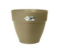 elho Vibia Campana Round 30 - Plant Pot for Outdoor - 100% Recycled Plastic - Ø 29.8 x H 25.8 cm - Green/Sage Green